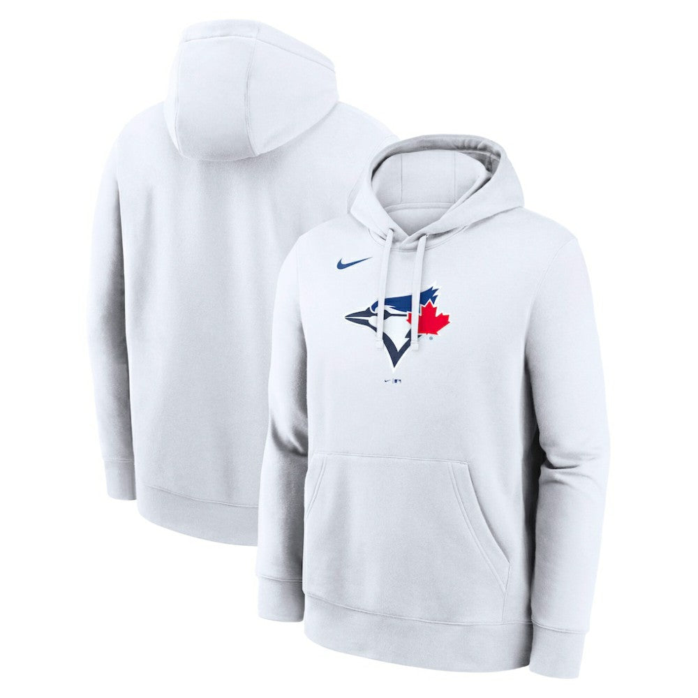 Toronto Blue Jays Nike Logo Club Hoodie - White Hoodies