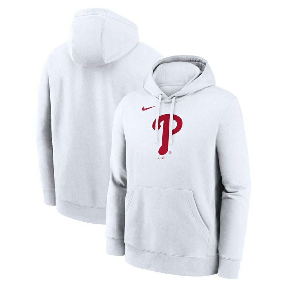 Philadelphia Phillies Nike Logo Club Hoodie - White Hoodies
