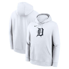 Detroit Tigers Nike Logo Club Hoodie - White Hoodies