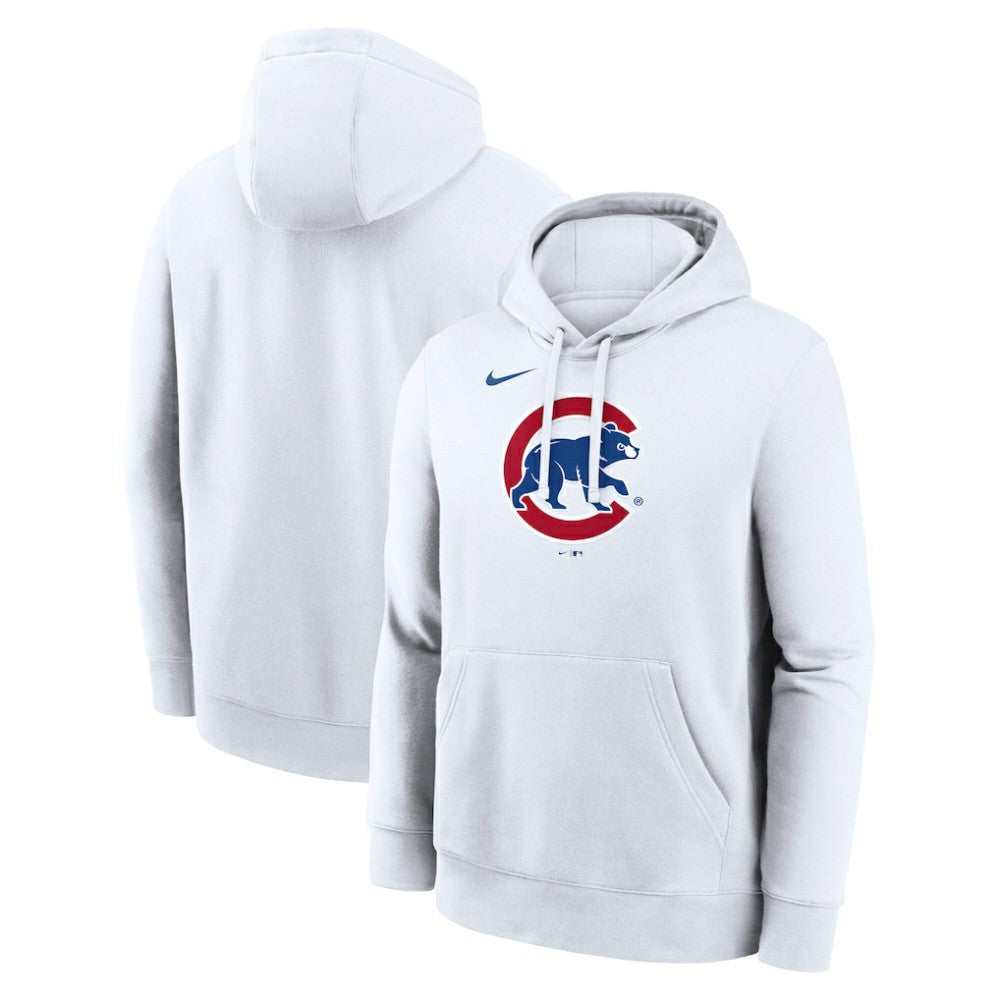 Chicago Cubs Nike Logo Club Hoodie - White Hoodies