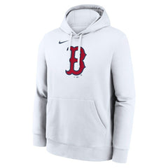 Boston Red Sox Nike Logo Club Hoodie - White Hoodies