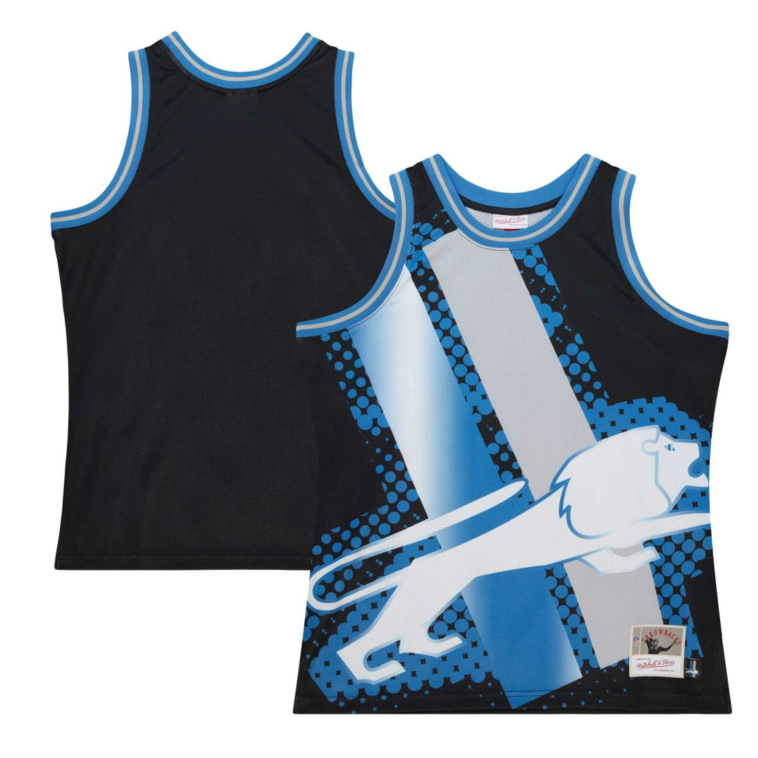 Detroit Lions Big Face 7.0 Fashion Tank Top Black