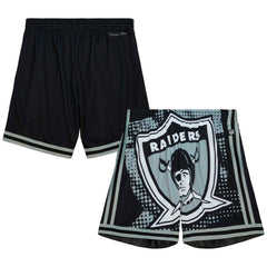 Las Vegas Raiders Big Face 7.0 Fashion Shorts Black