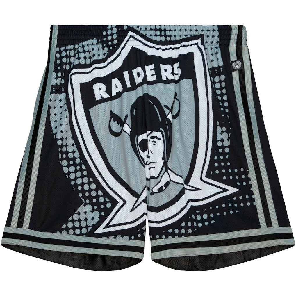 Las Vegas Raiders Big Face 7.0 Fashion Shorts Black