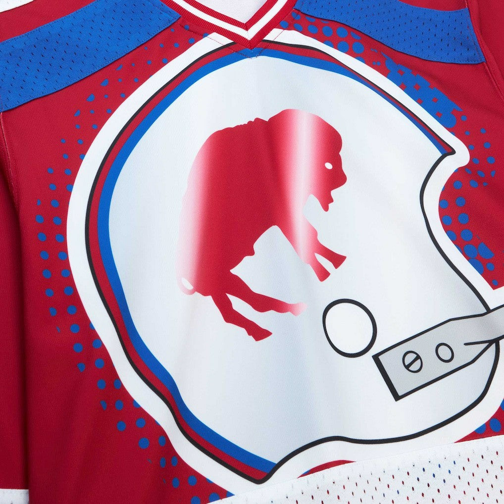 Buffalo Bills Women's Big Face 7.0 Long Sleeve Jersey T-Shirt Red