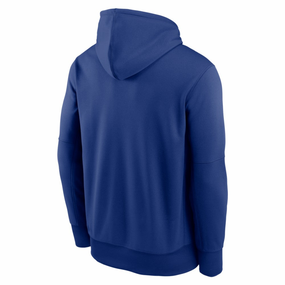 Chicago Cubs Nike Primary Wordmark Therma Hoodie - Royal Hoodies