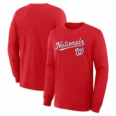 Washington Nationals Fanatics Lock-Up Legacy Long Sleeve T-Shirt - Red T-shirts