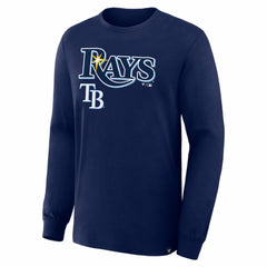 Tampa Bay Rays Fanatics Lock-Up Legacy Long Sleeve T-Shirt - Navy T-shirts