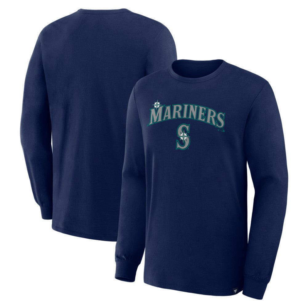 Seattle Mariners Fanatics Lock-Up Legacy Long Sleeve T-Shirt - Navy T-shirts