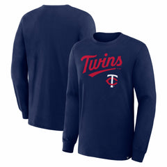 Minnesota Twins Fanatics Lock-Up Legacy Long Sleeve T-Shirt - Navy T-shirts