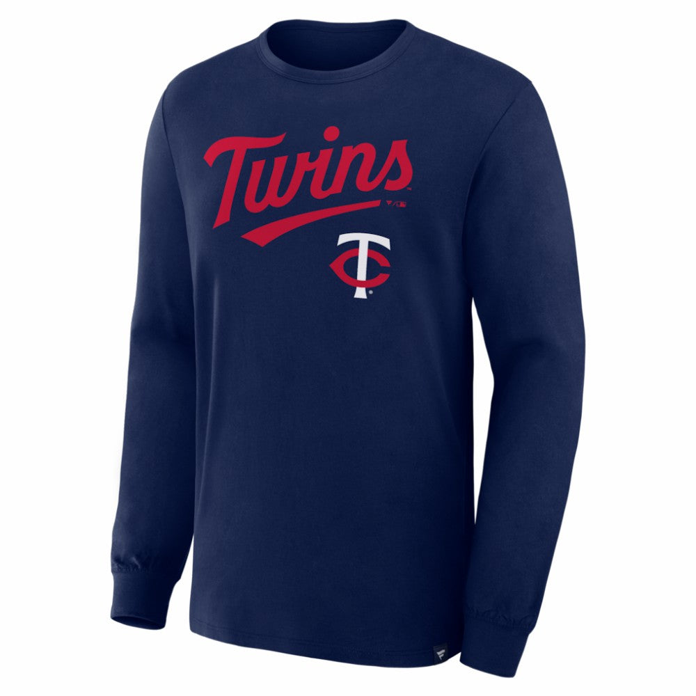 Minnesota Twins Fanatics Lock-Up Legacy Long Sleeve T-Shirt - Navy T-shirts