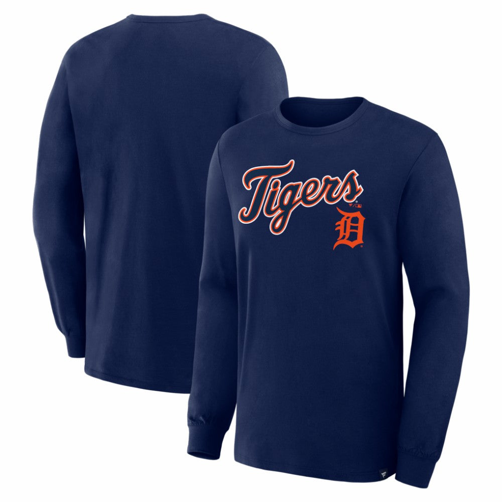 Detroit Tigers Fanatics Lock-Up Legacy Long Sleeve T-Shirt - Navy T-shirts