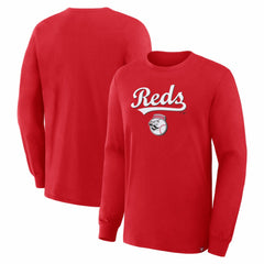 Cincinnati Reds Fanatics Lock-Up Legacy Long Sleeve T-Shirt - Red T-shirts