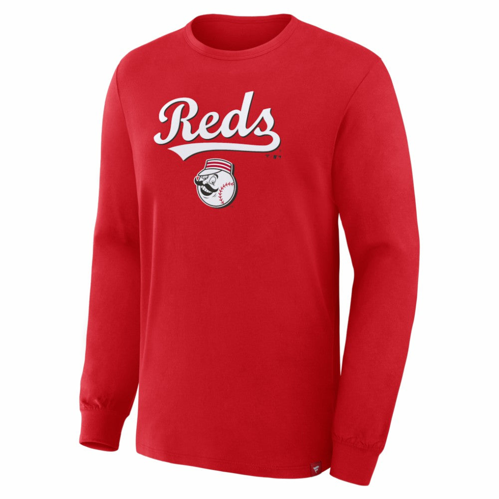 Cincinnati Reds Fanatics Lock-Up Legacy Long Sleeve T-Shirt - Red T-shirts