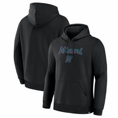 Miami Marlins Fanatics Lock-Up Legacy Hoodie - Black Hoodies