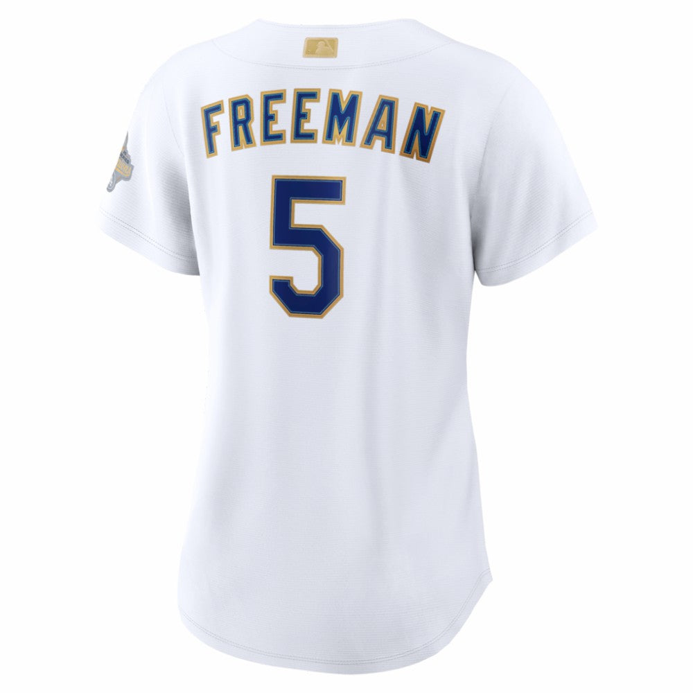Freddie Freeman Los Angeles Dodgers Nike Women's 2026 Gold Collection Stadium Jersey - White Jerseys
