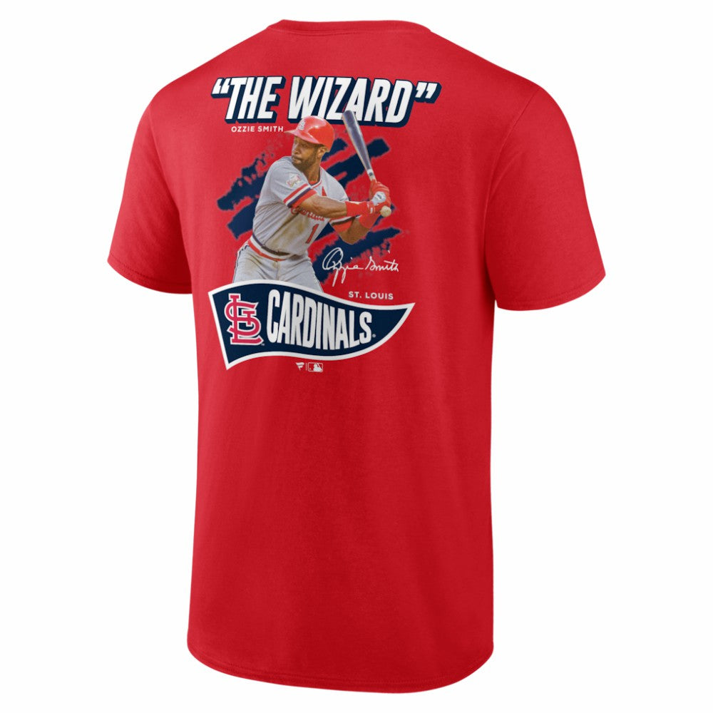 Ozzie Smith St. Louis Cardinals Fanatics Retired Player Nickname Name & Number T-Shirt - Red T-shirts