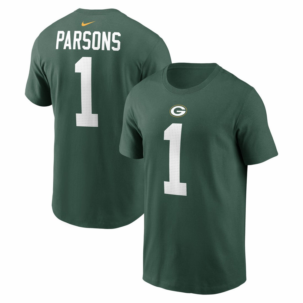 Micah Parsons Green Bay Packers Name & Number T-Shirt Green