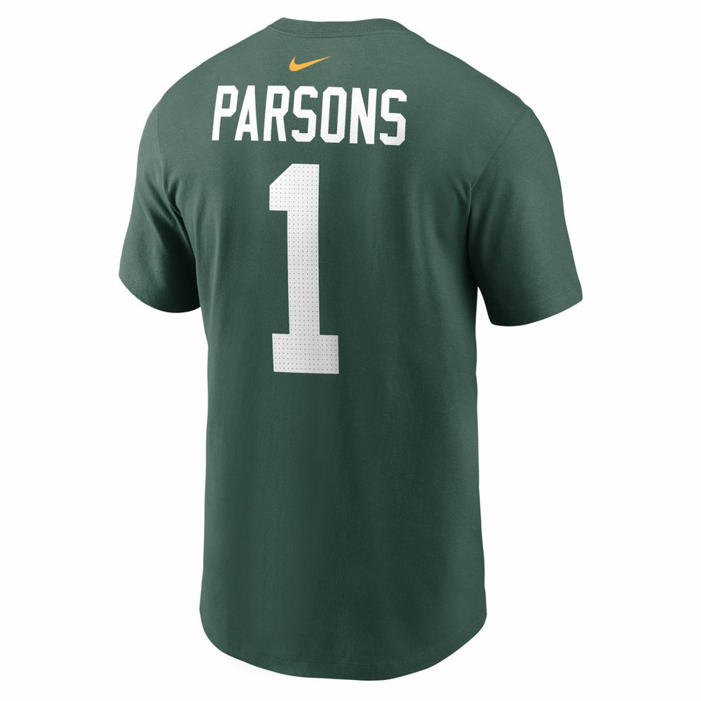 Micah Parsons Green Bay Packers Name & Number T-Shirt Green