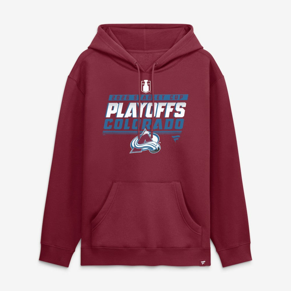 NHL Colorado Avalanche Fanatics 2026 Stanley Cup Playoffs Hoodie - Burgundy