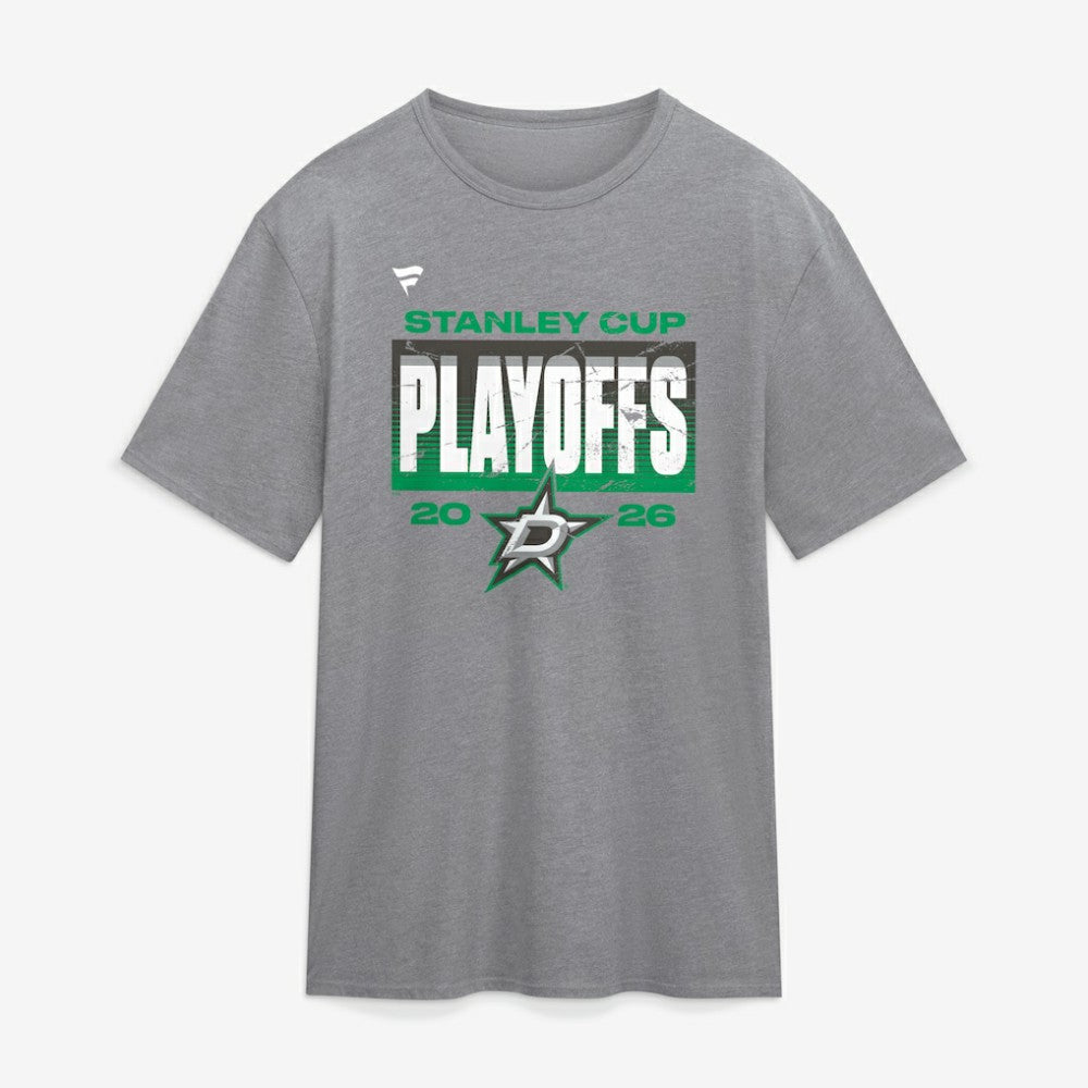 NHL Dallas Stars Fanatics 2026 Stanley Cup Playoffs Vintage Tri-Blend T-Shirt - Athletic Heather Gray