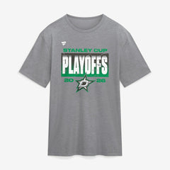 NHL Dallas Stars Fanatics 2026 Stanley Cup Playoffs Vintage Tri-Blend T-Shirt - Athletic Heather Gray