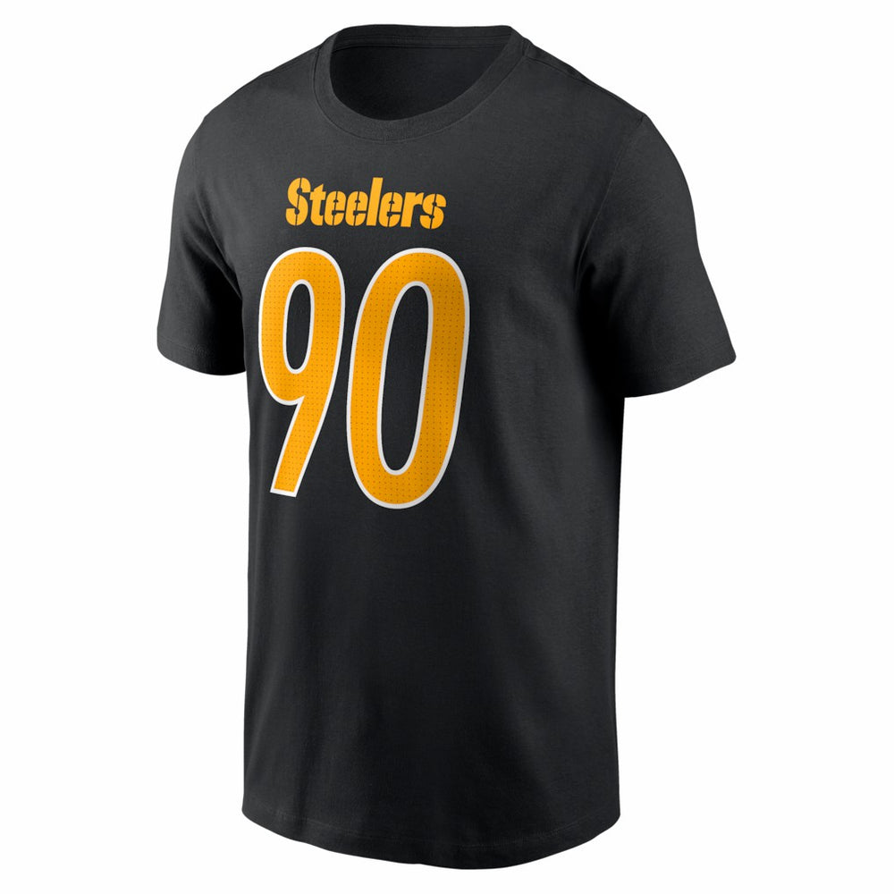 T.J. Watt Pittsburgh Steelers Carbon Name & Number T-Shirt Black