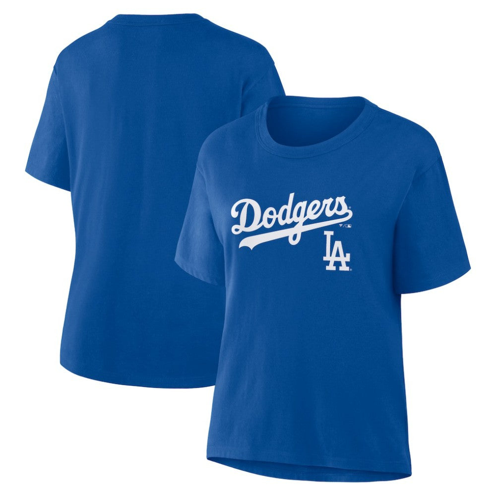 Los Angeles Dodgers Fanatics Women's Lockup Legacy T-Shirt - Royal T-shirts