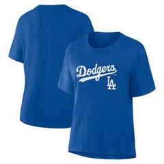 Los Angeles Dodgers Fanatics Women's Lockup Legacy T-Shirt - Royal T-shirts