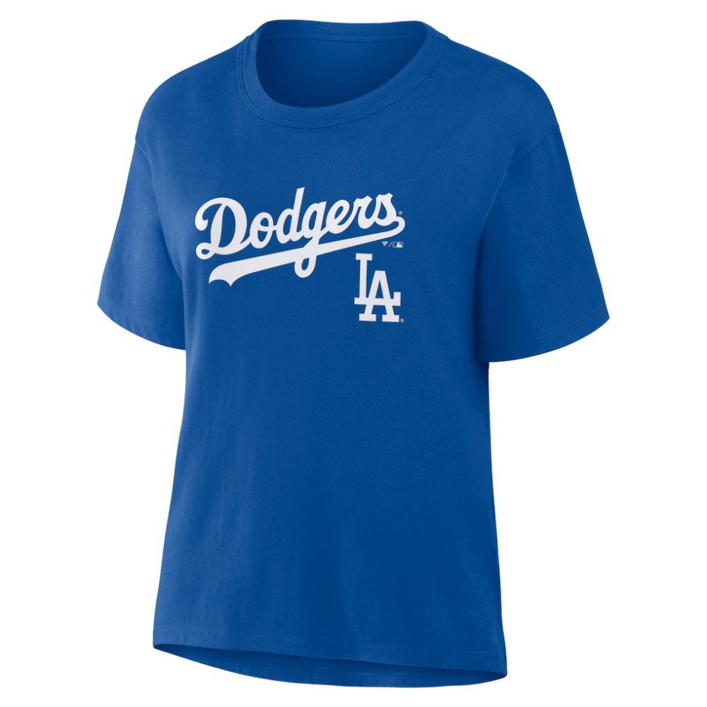 Los Angeles Dodgers Fanatics Women's Lockup Legacy T-Shirt - Royal T-shirts