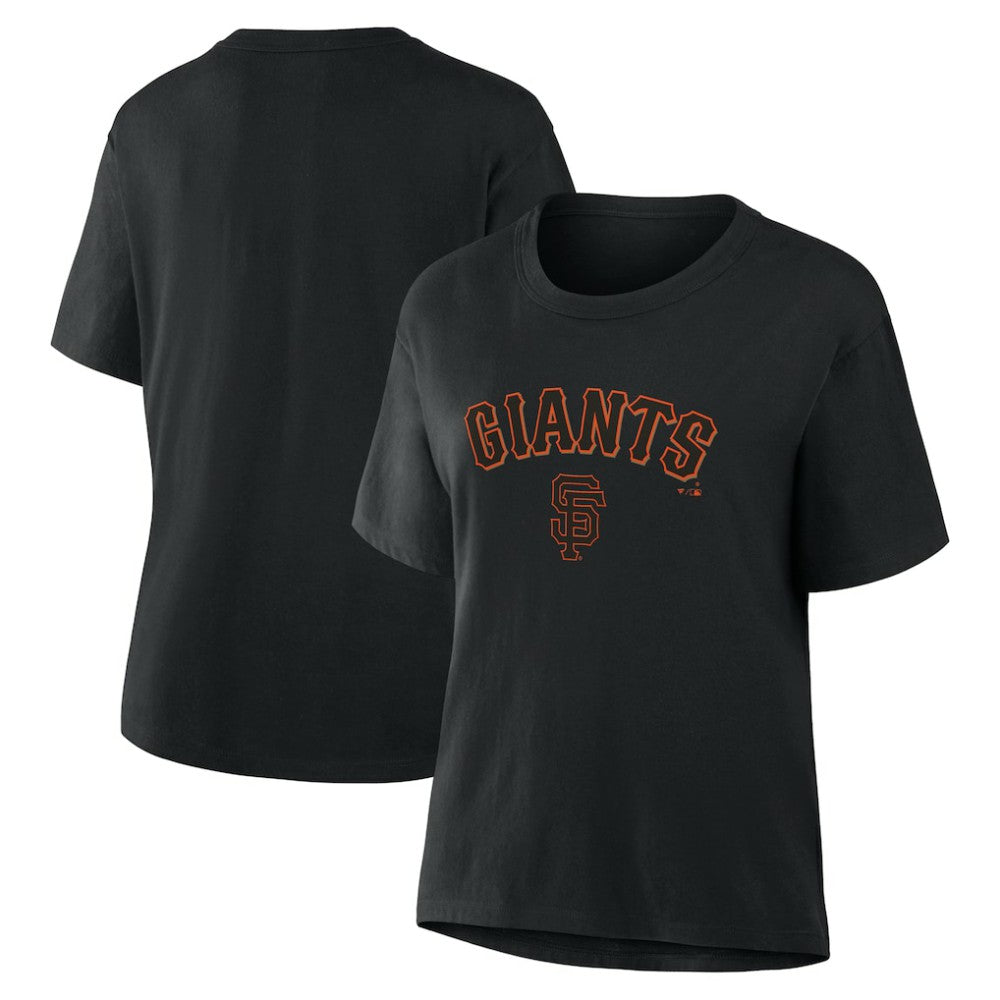San Francisco Giants Fanatics Women's Lockup Legacy T-Shirt - Black T-shirts