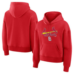 St. Louis Cardinals Fanatics Women's Lockup Legacy Fleece Hoodie - Red Hoodies