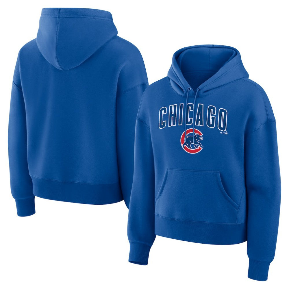 Chicago Cubs Fanatics Women's Lockup Legacy Fleece Hoodie - Royal Hoodies