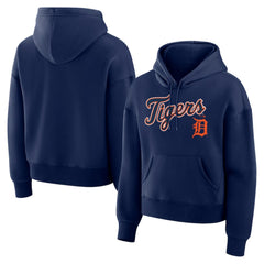 Detroit Tigers Fanatics Women's Lockup Legacy Fleece Hoodie - Navy Hoodies