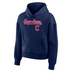 Cleveland Guardians Fanatics Women's Lockup Legacy Fleece Hoodie - Navy Hoodies
