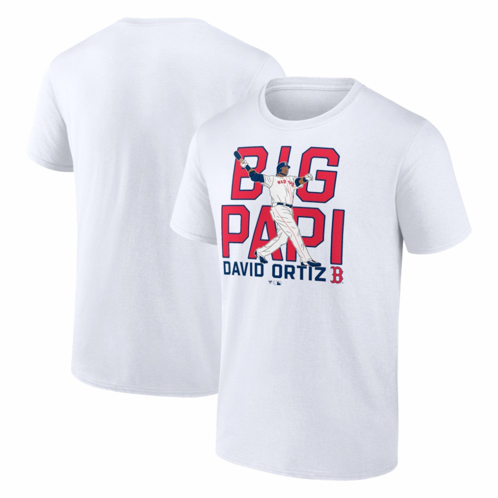 David Ortiz Boston Red Sox Fanatics Cooperstown Collection Player T-Shirt - White T-shirts