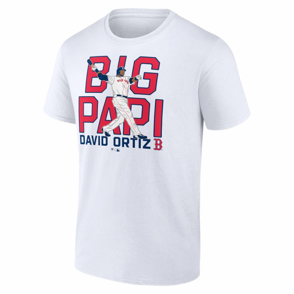 David Ortiz Boston Red Sox Fanatics Cooperstown Collection Player T-Shirt - White T-shirts