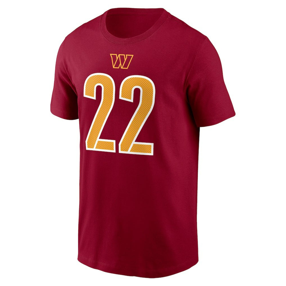 Jacory Croskey-Merritt Washington Commanders Player Name & Number T-Shirt Burgundy