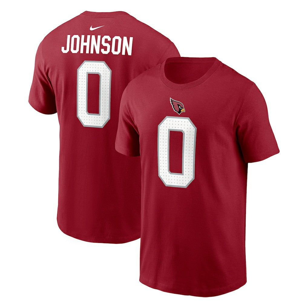 Will Johnson Arizona Cardinals Player Name & Number T-Shirt Cardinal