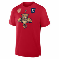 NHL Aleksander Barkov Florida Panthers Fanatics 2026 NHL Winter Classic Authentic Stack Name & Number T-Shirt - Red
