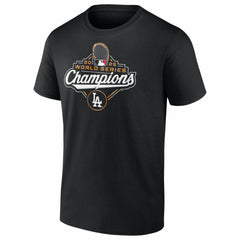 Tommy Edman Los Angeles Dodgers Fanatics 2025 World Series Champions Name & Number T-Shirt - Black T-shirts
