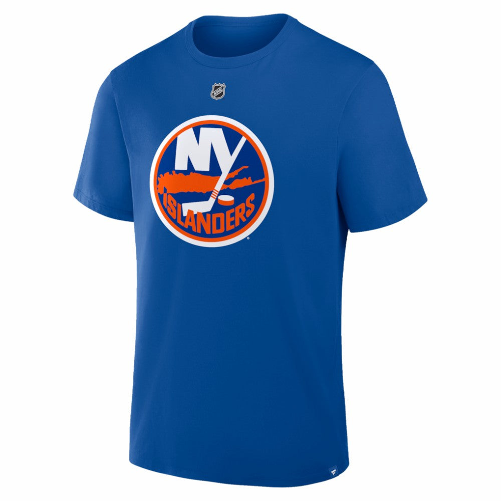 NHL Matthew Schaefer New York Islanders Fanatics Authentic Stack Name & Number T-Shirt - Royal