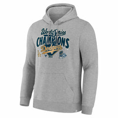 Los Angeles Dodgers Fanatics 2025 World Series Champions Locker Room Hoodie - Steel Hoodies
