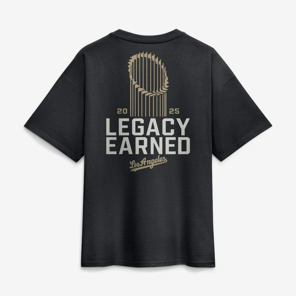 Los Angeles Dodgers Nike 2026 Gold Collection Legacy Earned T-Shirt - Black T-shirts