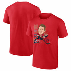 NHL Matthew Tkachuk Florida Panthers Fanatics Caricature Player T-Shirt - Red