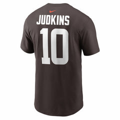 Quinshon Judkins Cleveland Browns Name & Number T-Shirt Brown
