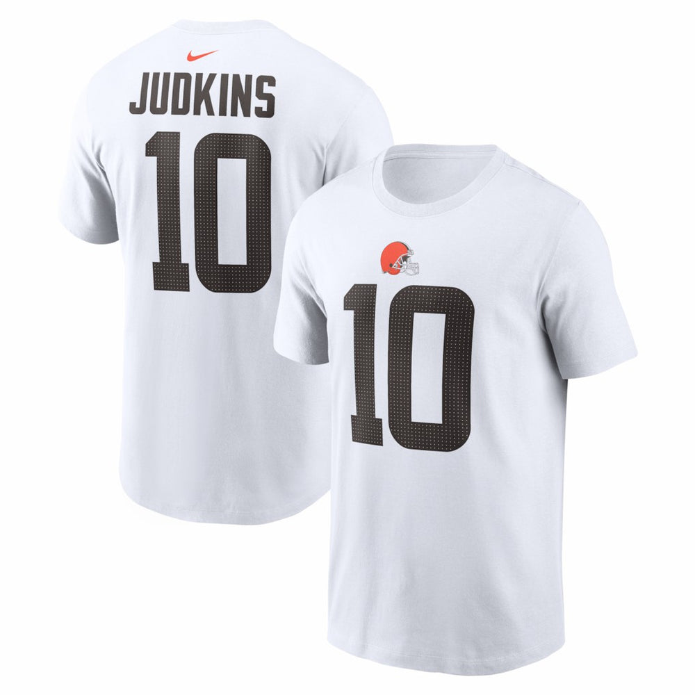 Quinshon Judkins Cleveland Browns Name & Number T-Shirt White