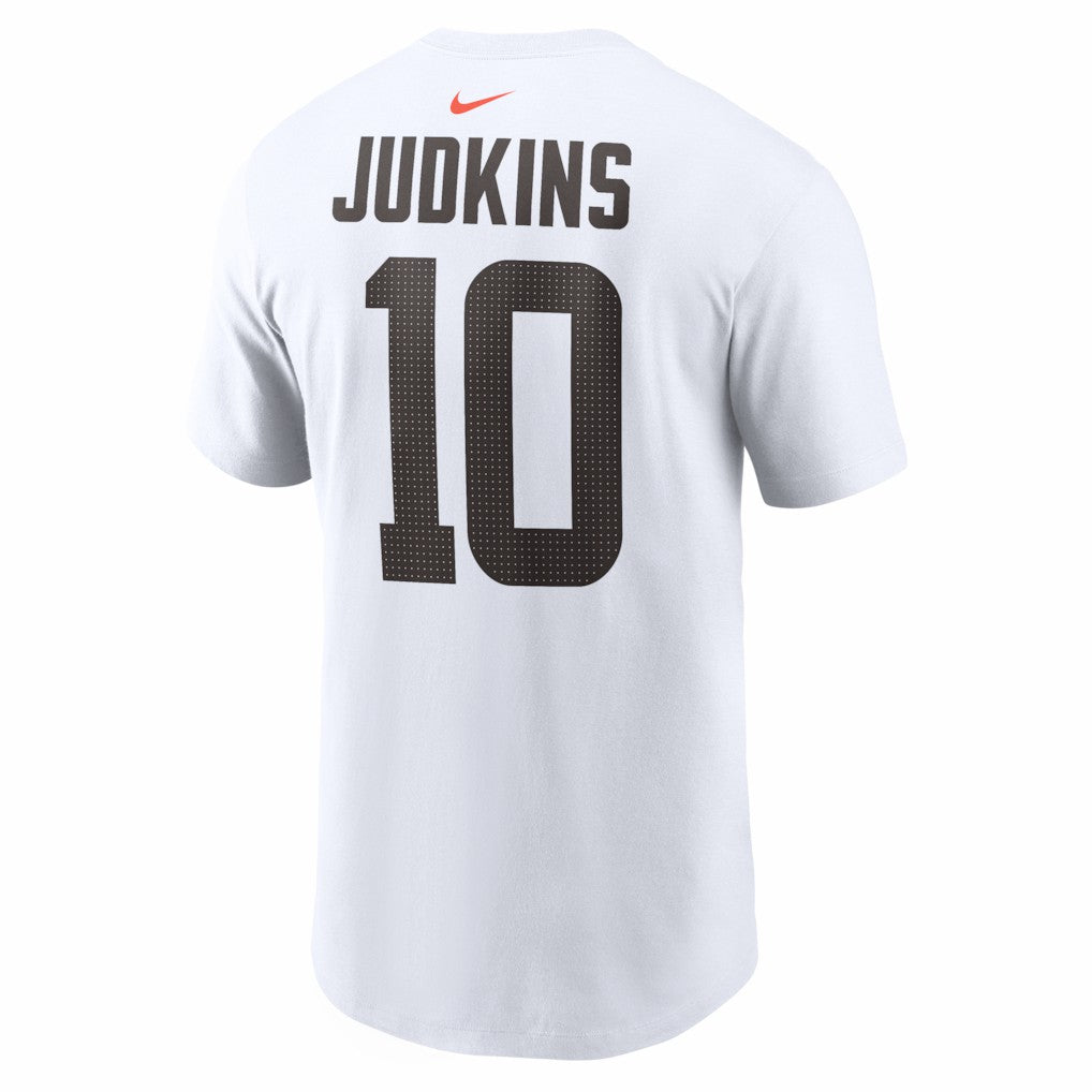 Quinshon Judkins Cleveland Browns Name & Number T-Shirt White