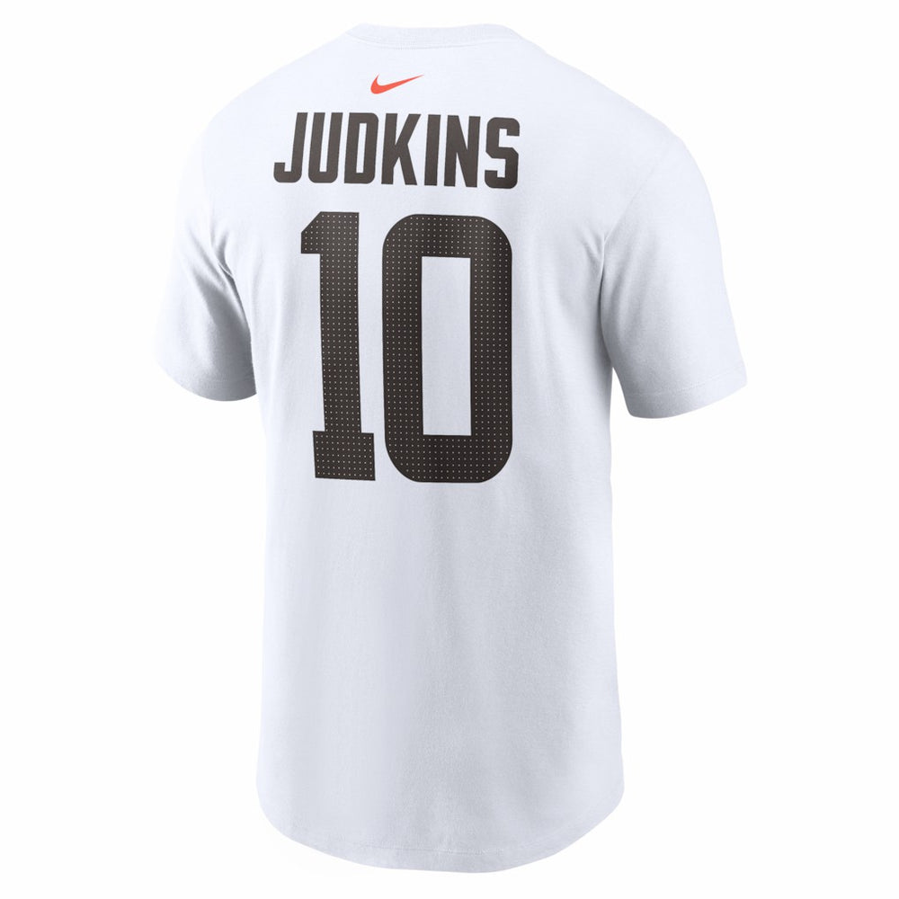 Quinshon Judkins Cleveland Browns Name & Number T-Shirt White