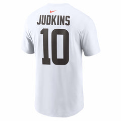 Quinshon Judkins Cleveland Browns Name & Number T-Shirt White